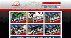 Desktop Screenshot of cyclepartsoutlet.com